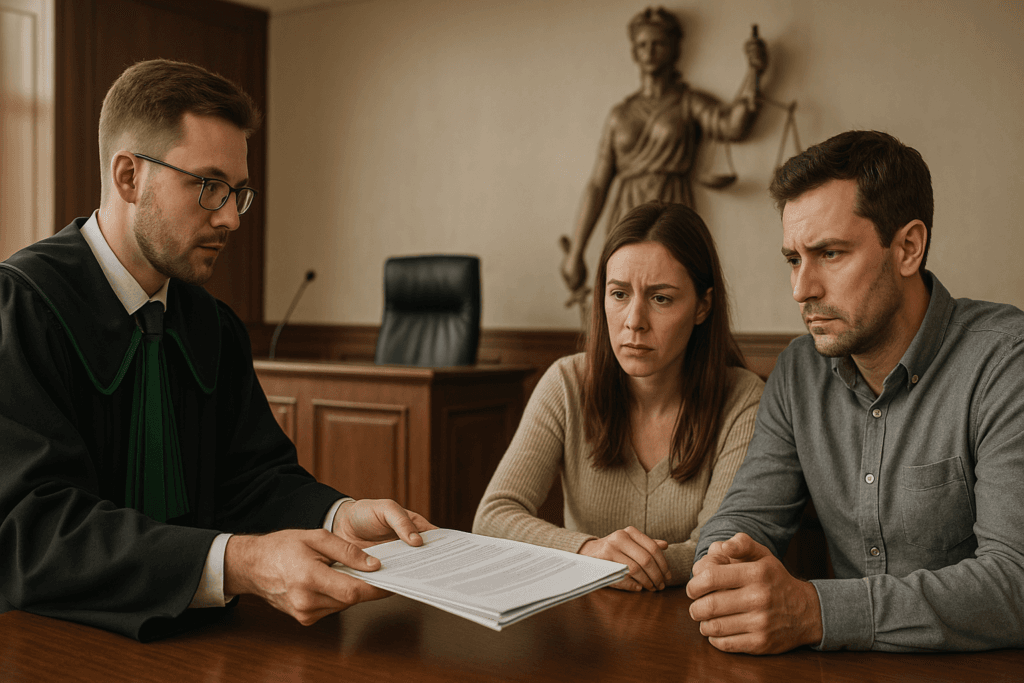 Radca prawny tłumaczy rodzicom procedurę ograniczenia władzy rodzicielskiej w sądzie